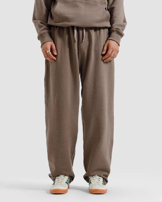 DESERT TAUPE PLAIN BAGGY TROUSER