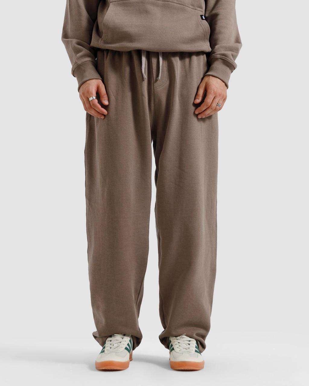 DESERT TAUPE PLAIN BAGGY TROUSER