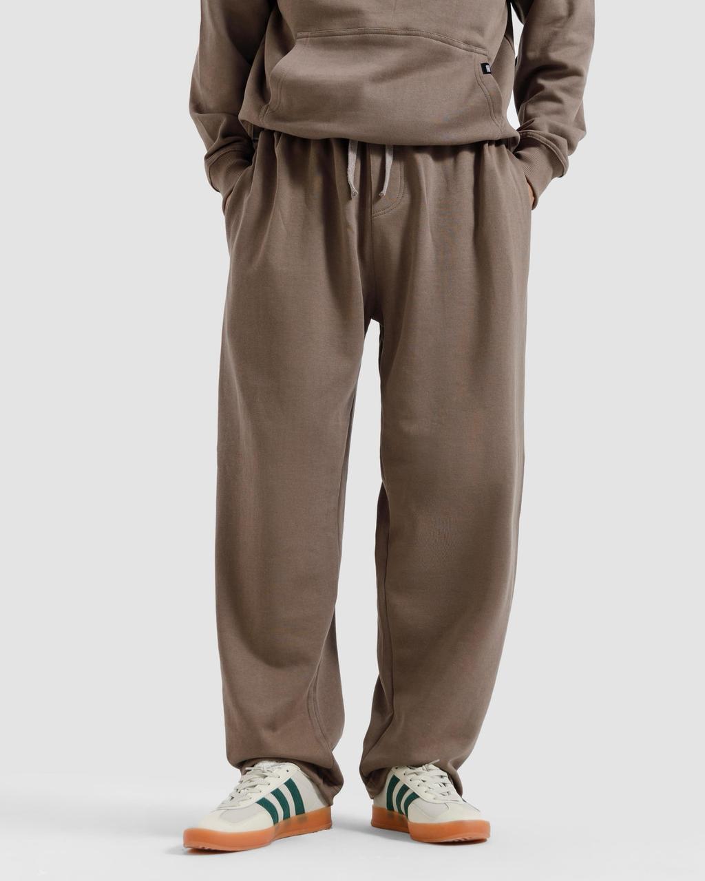 DESERT TAUPE PLAIN BAGGY TROUSER